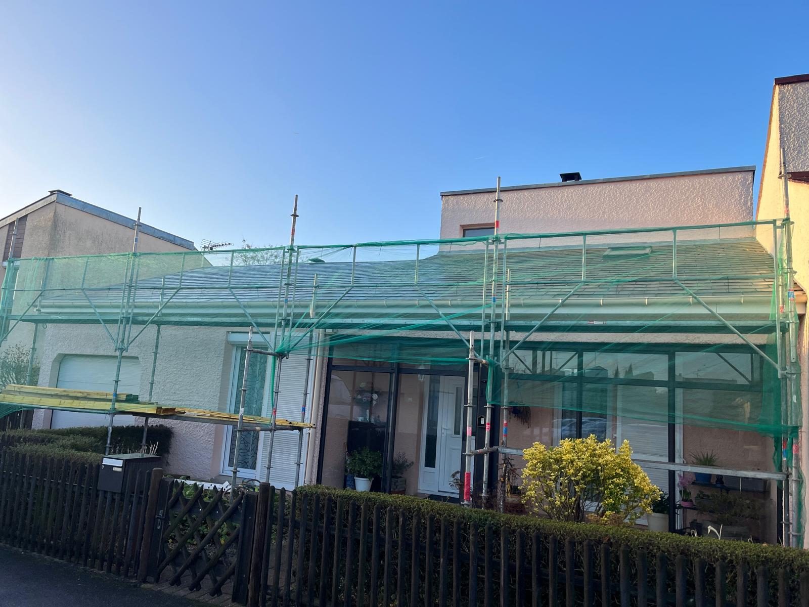 Chantier de rénovation en cours